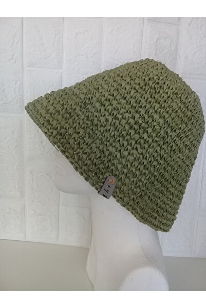 Cybele Rafya Tığ Işi Bucket Şapka