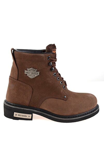 Harley Davidson Gibson Motor Cycles Hakiki Deri Erkek Bot