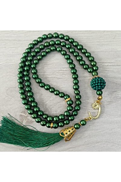 KuranSepeti Inci Tesbih 99' Lu Yeşil