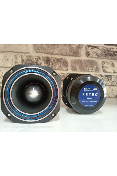 XETEC Deniz Sound Garage Bullet Tweeter MHT-46 150 Watt 75 Rms Made In Malesia
