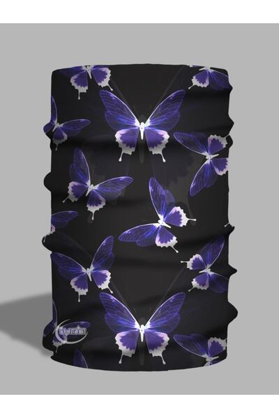 LU&MA Kelebek Desenli Boyunluk - Baf
