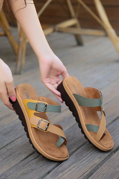 Madam Tarz Papuci cu talpă ortopedică Danilo Flip Flops