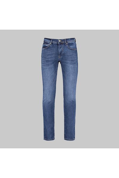 Sarar Interviu Pantaloni din denim albastru deschis țesuți Midas