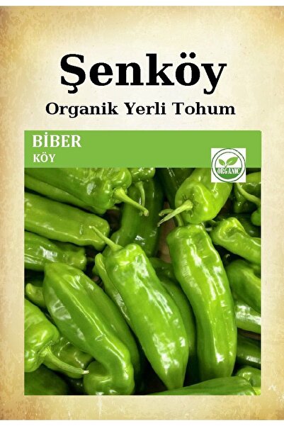 Şenköy Yerli Köy Kapya Biber Tohumu Doğal Ata Salçalık Kapya Biber Tohumu Pakette 10 Gr 1500 Ad.
