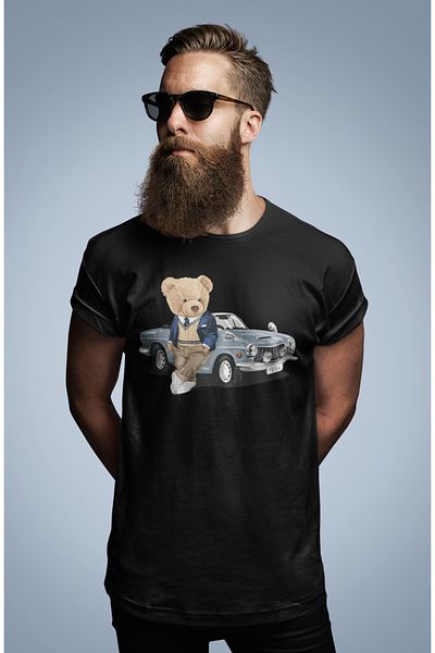 Pasage Μαύρο μπλουζάκι με στάμπα Oversize