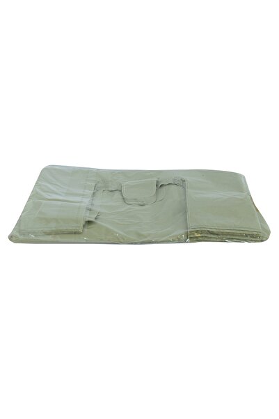 LokmanAVM Battal Boy Atlet Geri Dönüşüm Granül Çanta Poşet 65x35 Cm Kalın Gri...