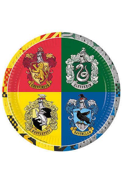 Eminonutoptanci Harry Potter Hogwarts Themed Plate 23 Cm - 8 Pieces