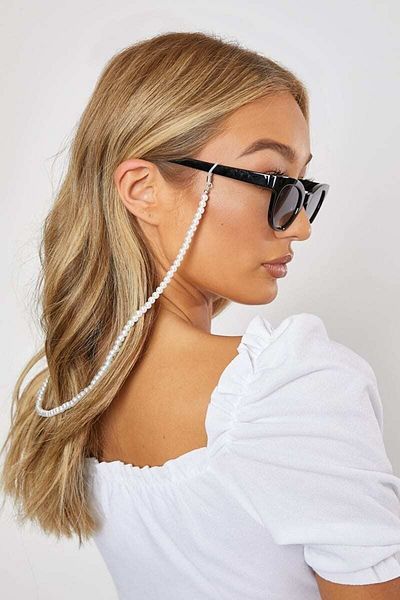 imperial accessories سلسلة النظارات النسائية لؤلؤة اكسسوار النظارات