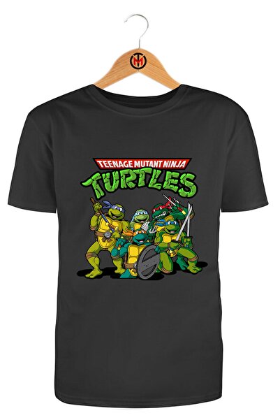Motosiklet T-shirt Ninja Kaplumbağalar / Ninja Turtles Unisex Tişört