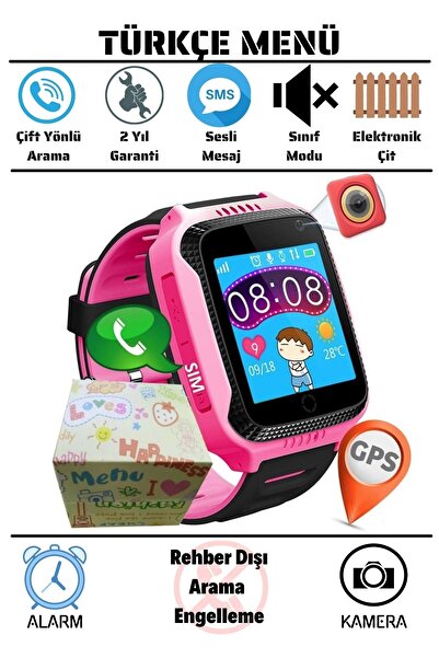 Emr Store Kameralı Gps+lbs Akıllı Takip Çocuk Saati (ithalatçı Garantili)
