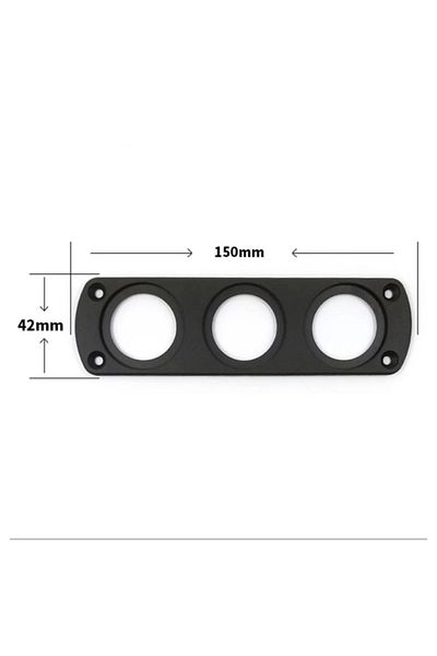 Maroces 3 Pieces Motorcycle Car Truck Boat Marine Panel