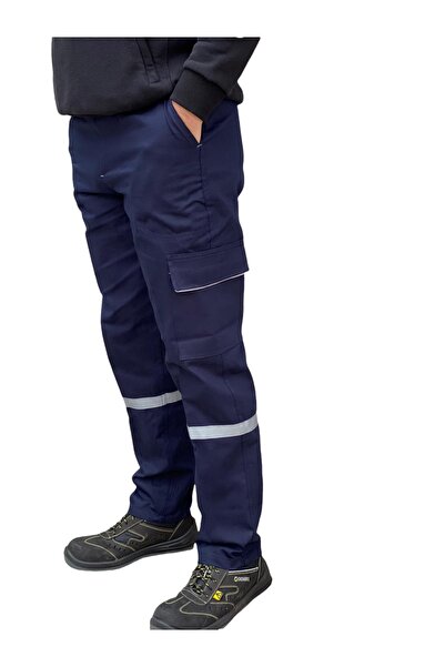 FORMİNEİSG 7/7 Gabardin Pantolon Kom. Cepli Reflektörlü Lacivert