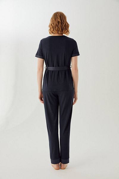 GİZZEY Σετ γυναικεία πιτζάμες Navy Blue μοντέλο 20817