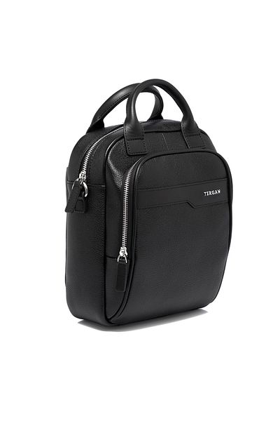 Tergan Men's Leather Black Bag 21413s3j