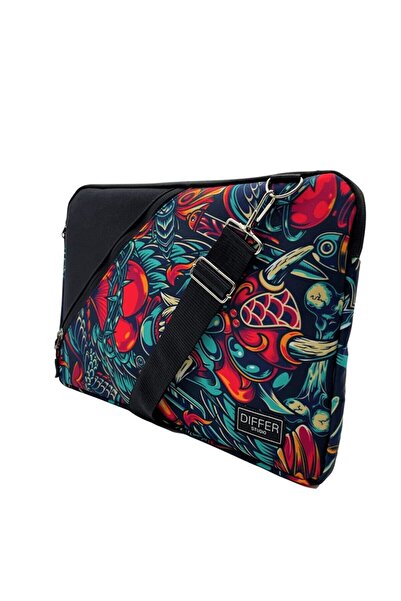 Differ 15,6'' Inç Maske Desen Unisex Su Geçirmez/askılı/laptop/macbook/notebo...