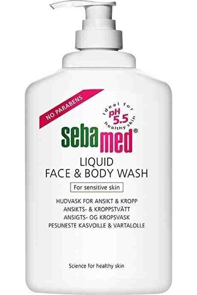 Sebamed منظف سائل للوجه والجسم 1000 مل
