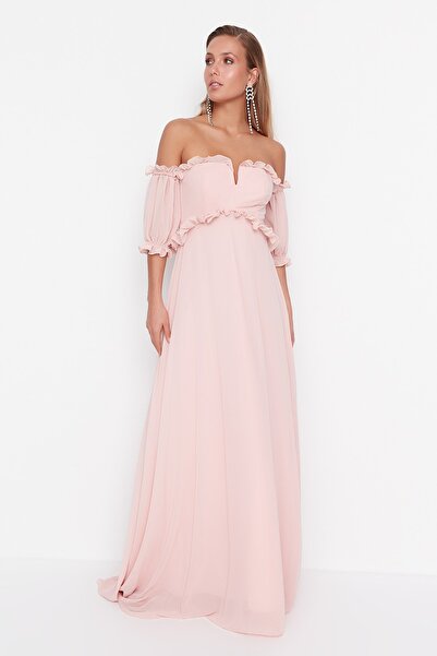 Trendyol Collection Abendkleid & Abschlusskleid - Rosa - A-Linie