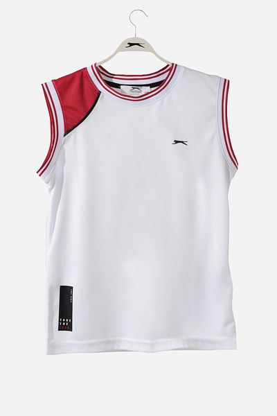 Slazenger Dave Boy T-Shirt Weiß