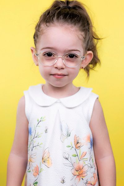 LUNOX Unisex Transparent Children's Computer Screen Glasses (2-5 Years)