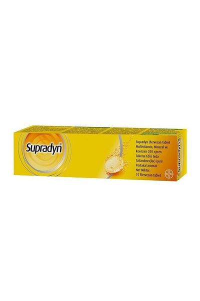 Supradyn Supradyn Effervescent Orange Flavored 15 Tablets