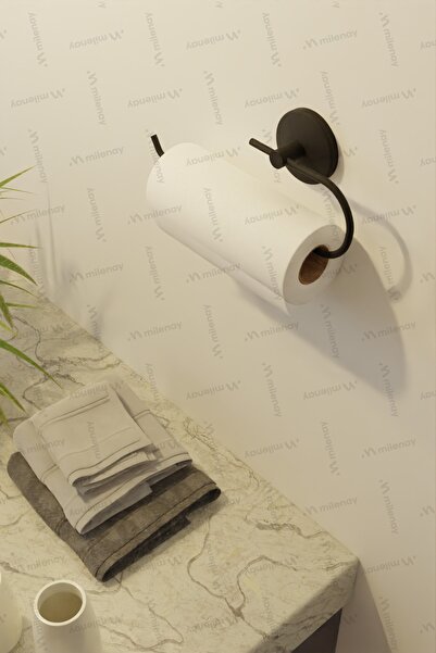 Milenay Μαύρη οικονομική συναρμολογημένη υπαίθρια θήκη για χαρτί