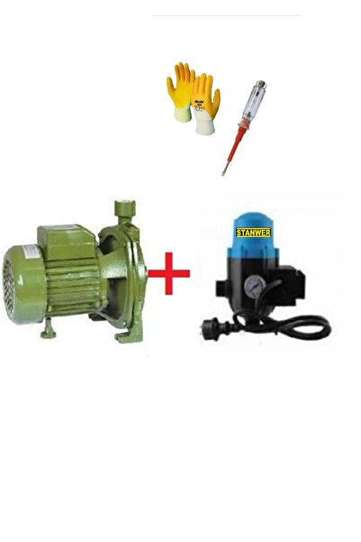 STANWER Germany 1 Hp Pompalı Elektrikli Paket Hidrafor Santrifüj Su Pompası 1...