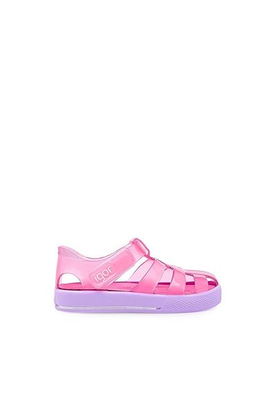 IGOR S10270-018 Star Bicolor Kids Fuchsia-Lilac Sandals