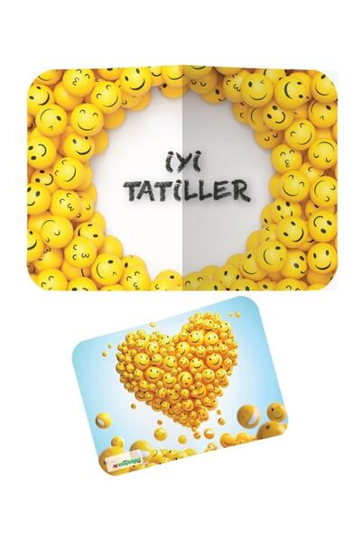 Minikbilgin Yayınları Gülen Yüz Temalı Karne Kılıfı (1 Adet)