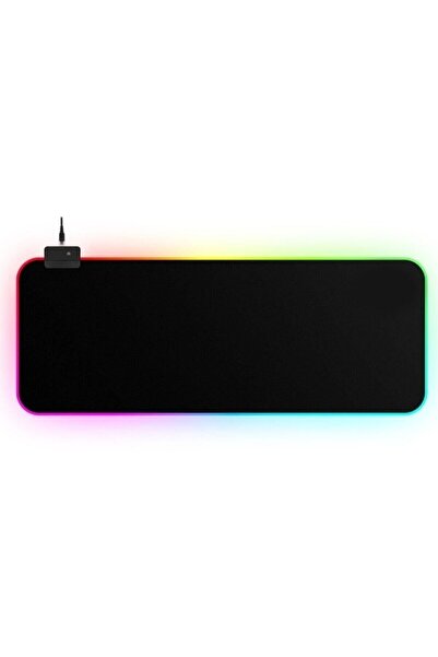 Everest Grup Mousepad Rgb 12 Değişen Ledli Gaming Oyuncu Su Geçirmez Xl Mousepad