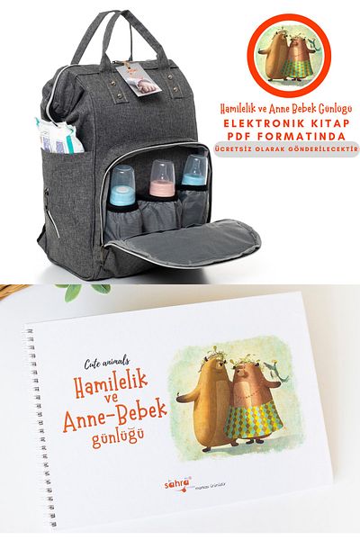 Sahra Baby Care Backpack And Pregnancy And Mother-baby Diary Electronic Book Pdf