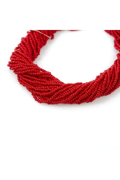 yfhobi 12 Series - Czech Sand Beads, Jewelry Making Beads, Red Color