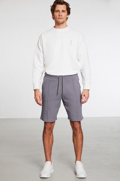 GRIMELANGE Luca Regular Gray Shorts & Bermuda