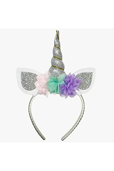 DÜVENCİ TİCARET Eva Taç Unicorn Dolgulu Gümüş