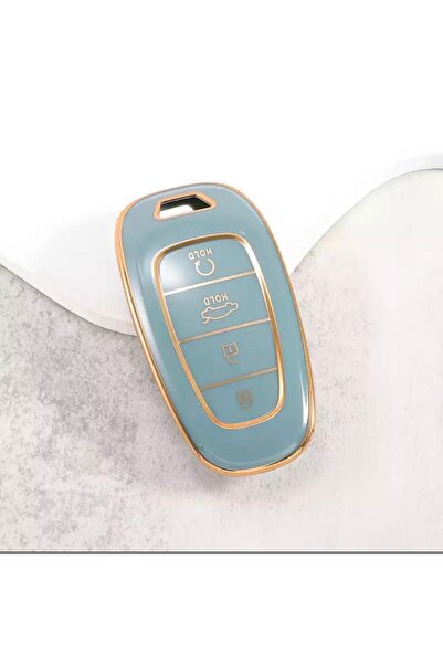 AYZ GARAGE Hyundai Tucson (carcasă nouă) Material Tpu Husă gri pentru chei