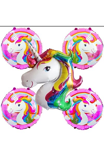 Genel Markalar Unicorn 5li Set Folyo Balon