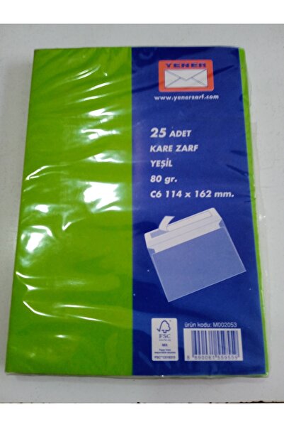 Yener Зелен плик 25 броя