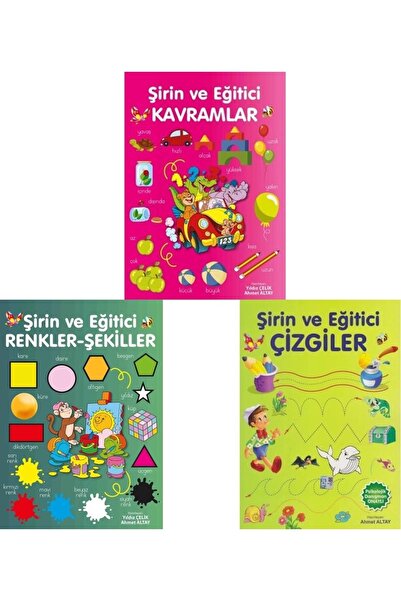 Parıltı Yayınları سلسلة لطيفة وتعليمية - 3 كتب - يلدز تشيليك