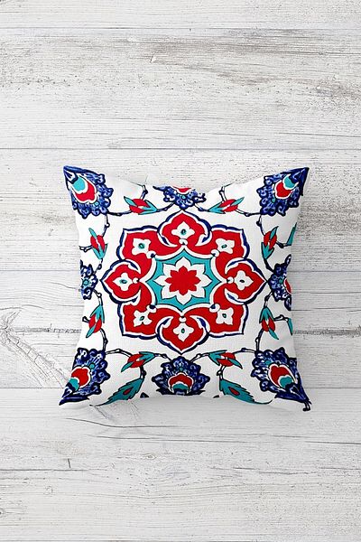 on the clouds Tile Patterned Double Sided Printed Hidden Zippered Pillowcase Throw Pillow Seat Pillowcase