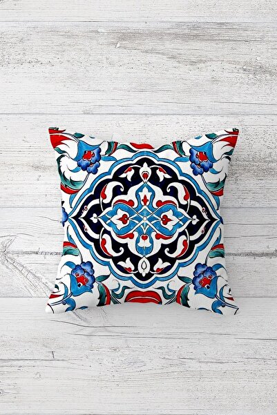 Pelangi Ethnic Pattern Double Sided Printed Hidden Zippered Pillowcase Throw ...