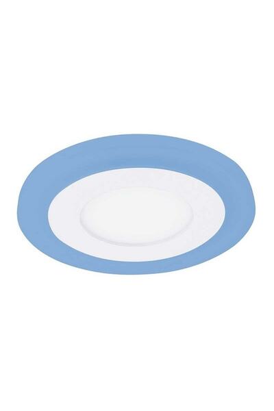 VT Kdl443 Sıva Üstü Çift Renkli 3 Fonksiyonlu Led Paneller 6500k (beyaz) + Mavi