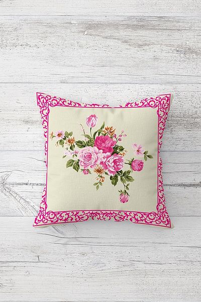 linazaitun One Side Printed Hidden Zipper Decorative Pillowcase Throw Pillow Case Seat Pillowcase