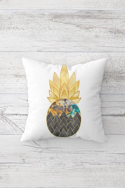linazaitun One Side Printed Hidden Zipper Decorative Pillowcase Throw Pillow Case Seat Pillowcase
