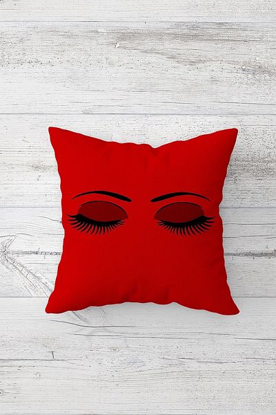 linazaitun One Side Printed Hidden Zipper Decorative Pillowcase Throw Pillow Case Seat Pillowcase