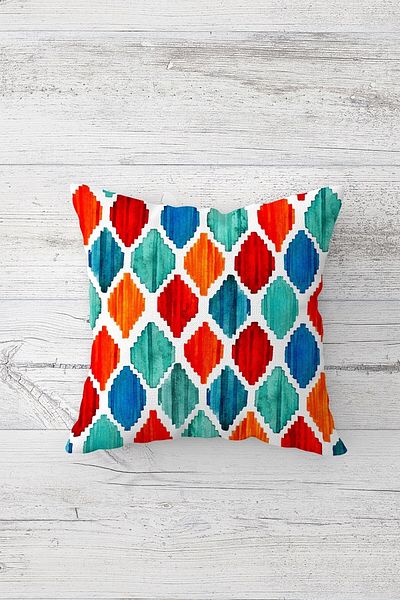 linazaitun One Side Printed Hidden Zipper Decorative Pillowcase Throw Pillow Case Seat Pillowcase