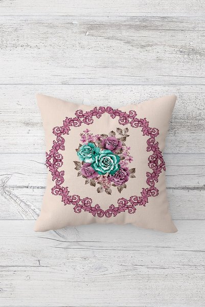 linazaitun One Side Printed Hidden Zipper Decorative Pillowcase Throw Pillow ...