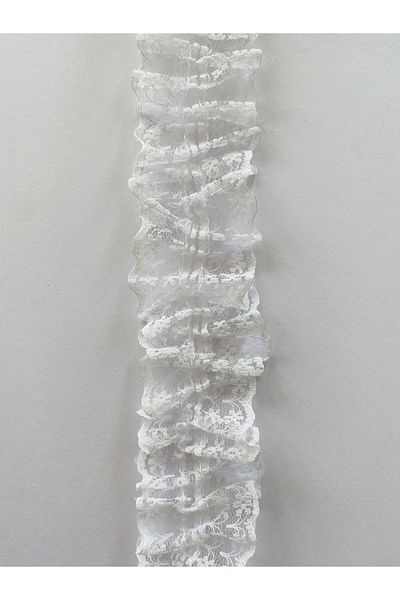 Fantastik Lățimea pliului din dantelă elastică: 4,5 cm Cantitate: 1 metru
