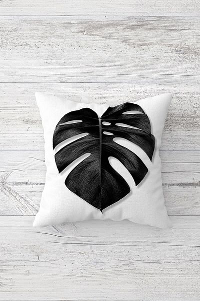 Lina One Side Printed Hidden Zipper Decorative Pillowcase Throw Pillow Case Seat Pillowcase