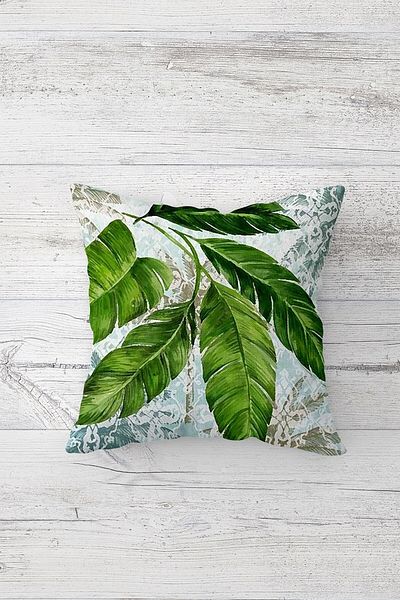 Lina One Side Printed Hidden Zipper Decorative Pillowcase Throw Pillow Case Seat Pillowcase