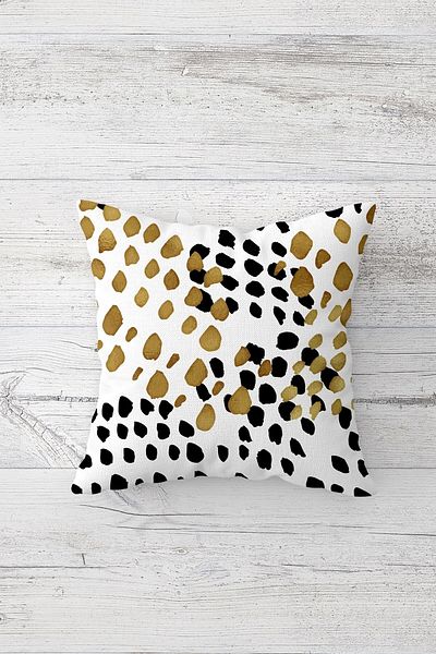 linazaitun One Side Printed Hidden Zipper Decorative Pillowcase Throw Pillow Case Seat Pillowcase