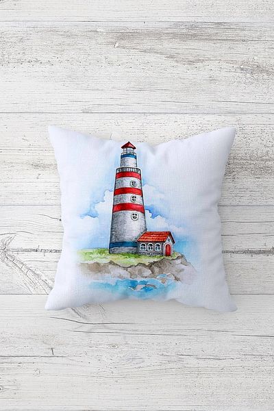 linazaitun One Side Printed Hidden Zipper Decorative Pillowcase Throw Pillow Case Seat Pillowcase